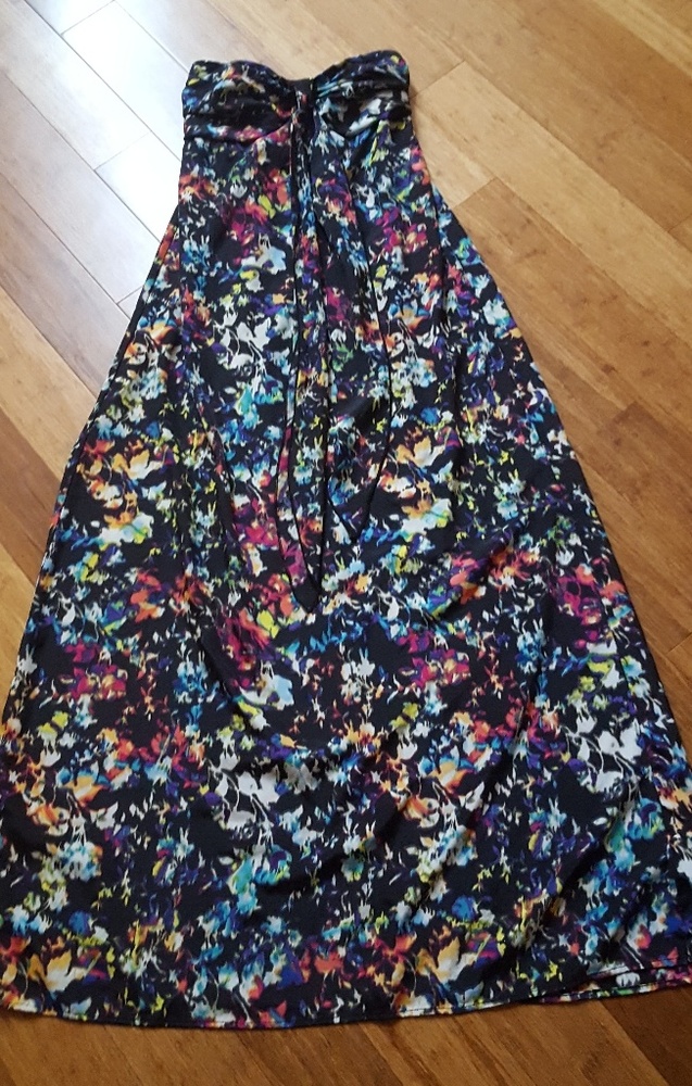 Long Strapless/Halter Dress